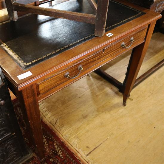 Mahogany writing table